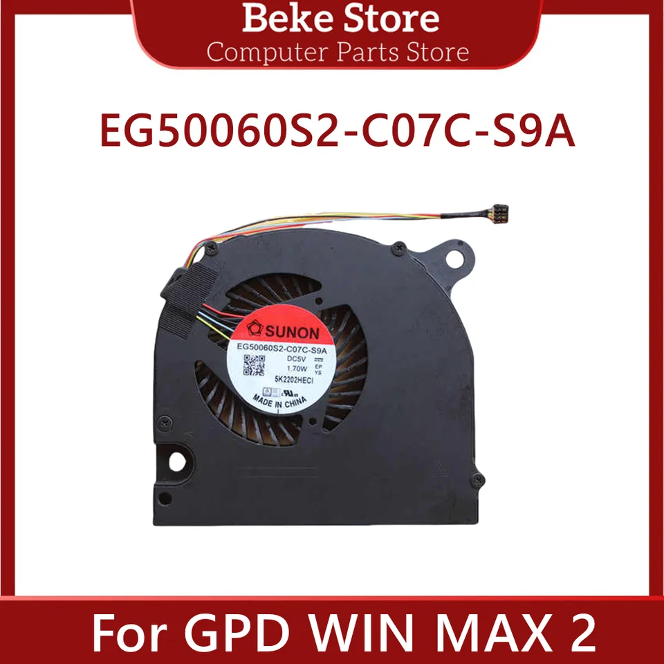 BEKE EG50060S2-C07C-S9A Nový originál pre GPD WIN MAX 2 NAPOŽITOK COLING FAN DC5V 1,70W 4pin Coiler Vysoká kvalita