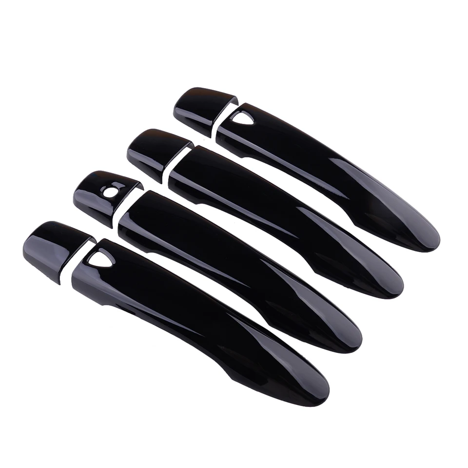 Beler 8pcs/Set Auto Exteriér Inteligentné rukoväte kľučky dverí Trim Fit Fit for Nissan Versa Tiida X-Trail Maxima Rogue Kicks Qashqai