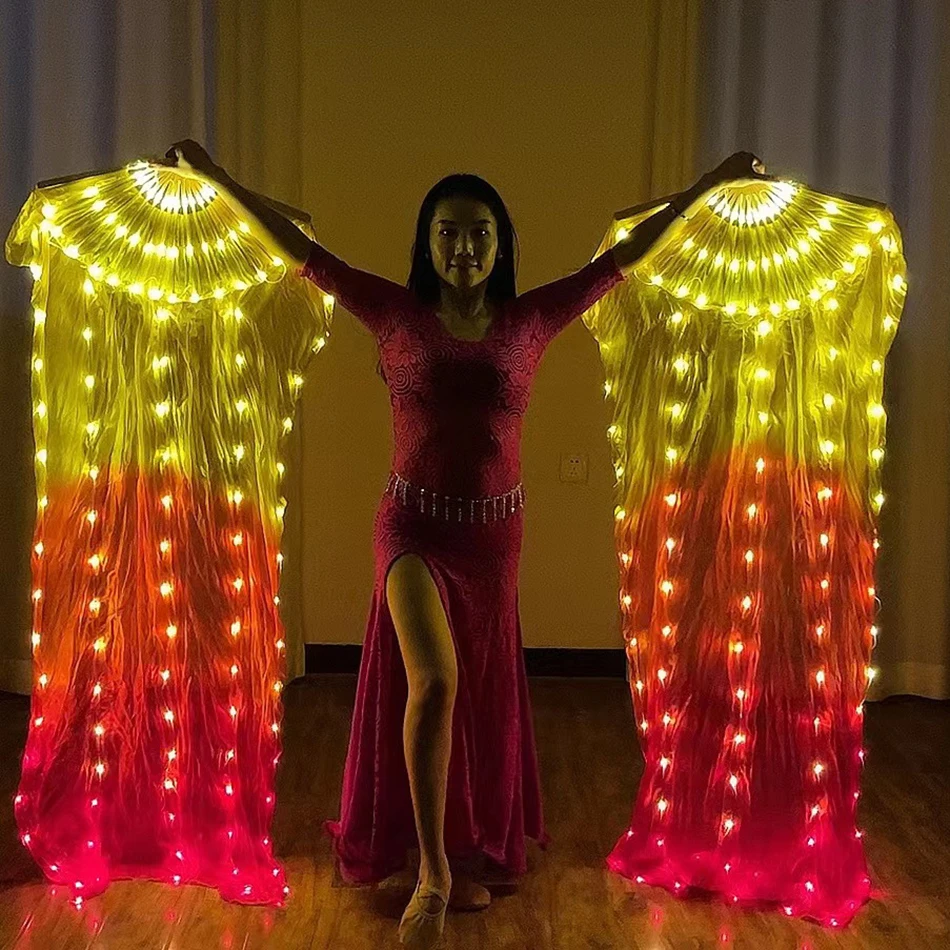 Belly Dance Accessories Nabíjateľné LED fanúšikov
