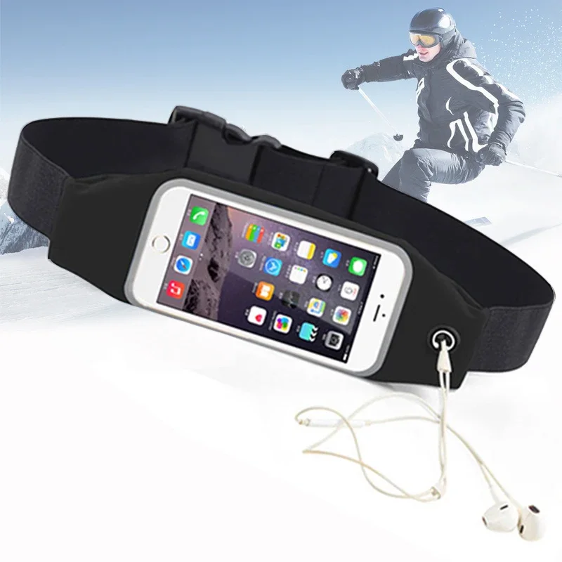 Belt Belt Be Running Bag pás Smartphone Puzdro Vodotesný kryt Transparentné puzdro Cvičenie telocvičňa Fanny Pack pre telefón Sport