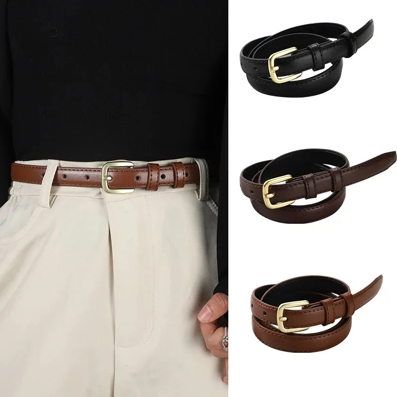 Belt Ladies Fashion Sto s džínsovými pásmi Žena jednoduchá kórejská verzia Senior Senting of Tide Ins Ins Wind Touser Black Black