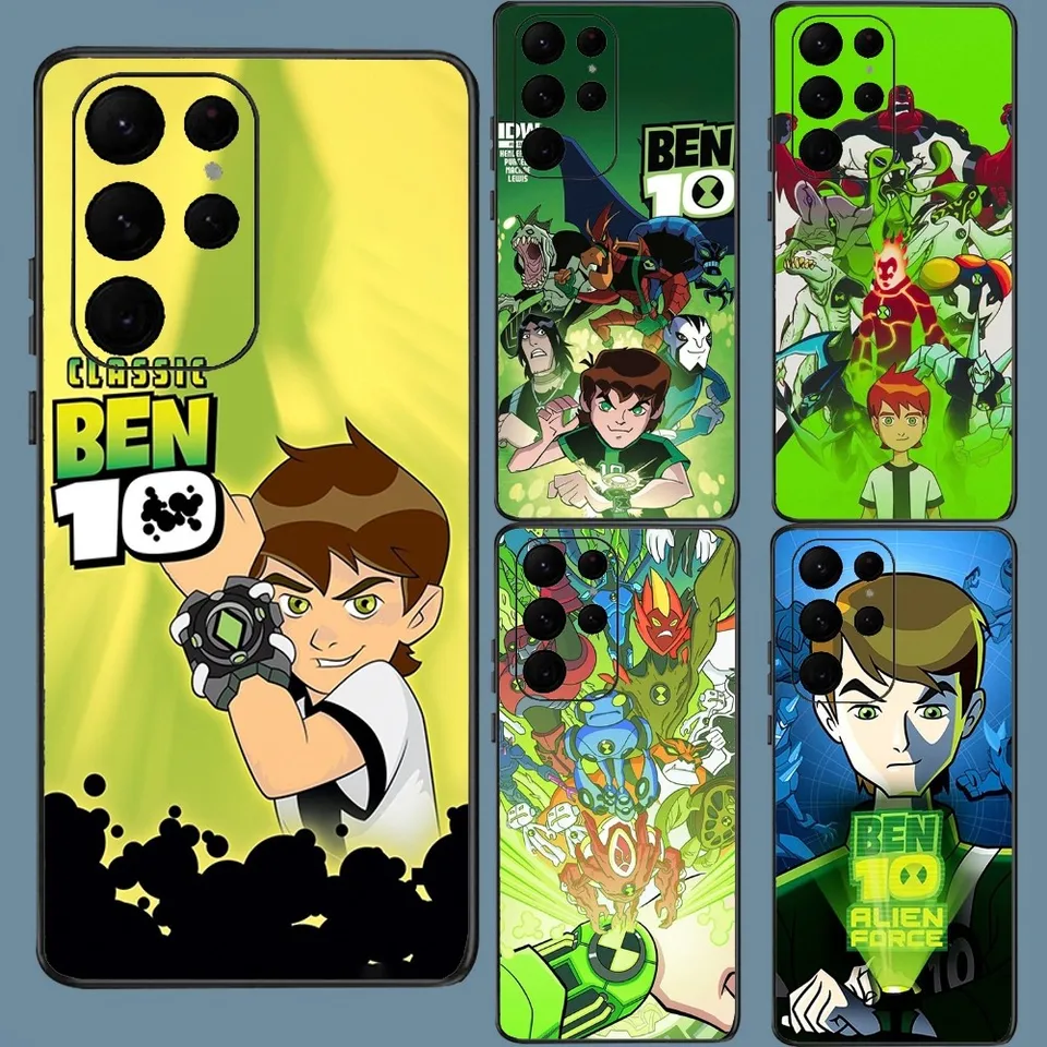 Ben Cartoon 10 Puzdro pre telefón pre Samsung Galaxy A52 A12 A51 S21 Edge S22ultra S23 S20Lite Plus Ultra Black Cover
