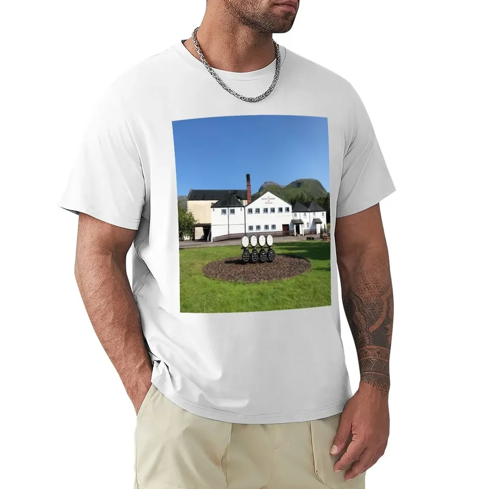 Ben Nevis Distillery Fort William Scottish Highlands Scotland UK Tričko Hippie Clothes Boys Whites Nadmerné tričká pre mužov