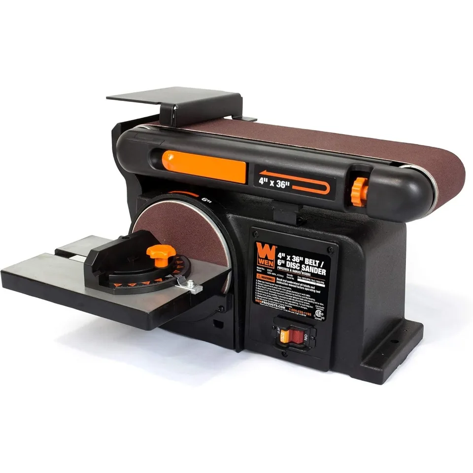 Benchtop pás a disk Sander s diskom a liatinov