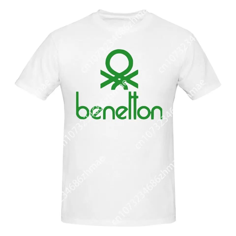 Benetton Racing Logo Pánske čierne tričko módne módne vtipné vtipné košele S-3XL