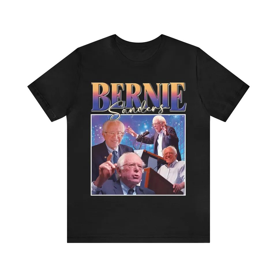 Bernie Sanders pocta tričko Politici košeľa retro 80. rokov tričko