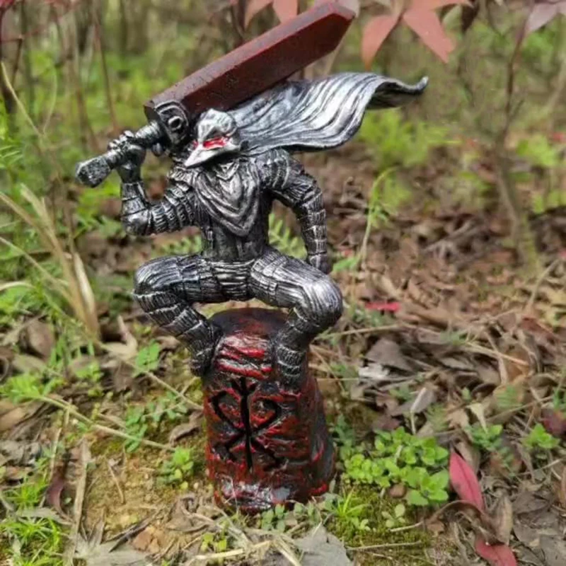 Berserk Armor Bust Guts postava Socha nočné svetlo živice remeslá Čierny šermiar Beastization Warrior Griffith Action figure Model