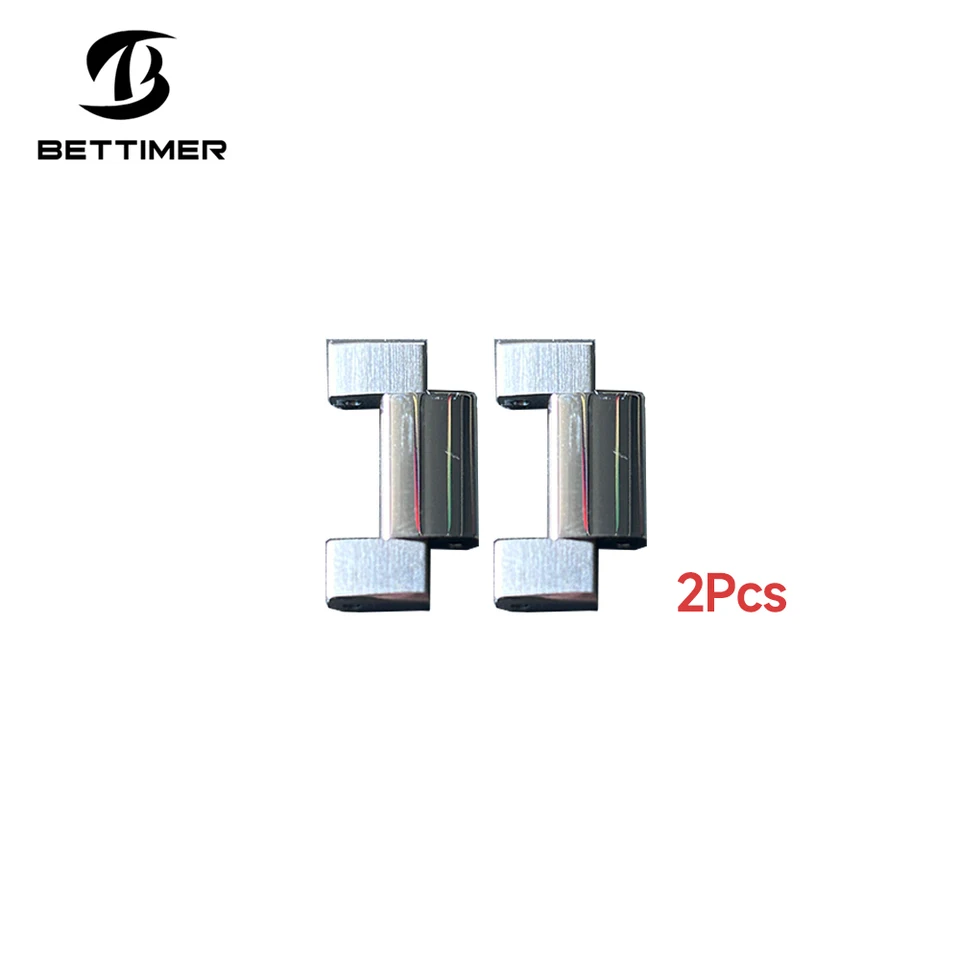 Bettimer B8001 Hodinky Half Link z nehrdzavejúcej ocele potápanie nepremokavé športy 10bar