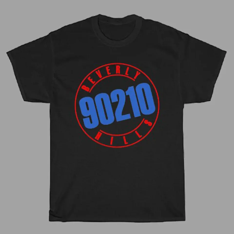 Beverly Hills 90210 80's Retro TV Show Pánske čierne tričko s veľkosťou 3xl