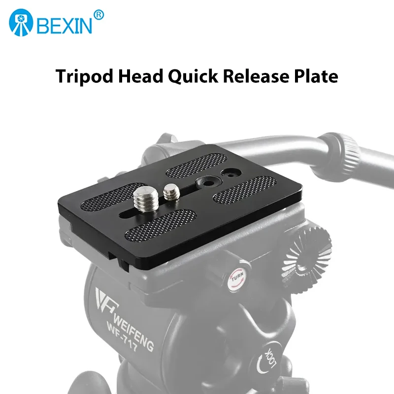 BEXIN 717 HYDRAULICKÁ HLAVA Rýchlo vydanie Plate Doplnky Videokamera TRODOD MONT PLATE pre WEIFENG 717 EI-717A 717AH TRODOD