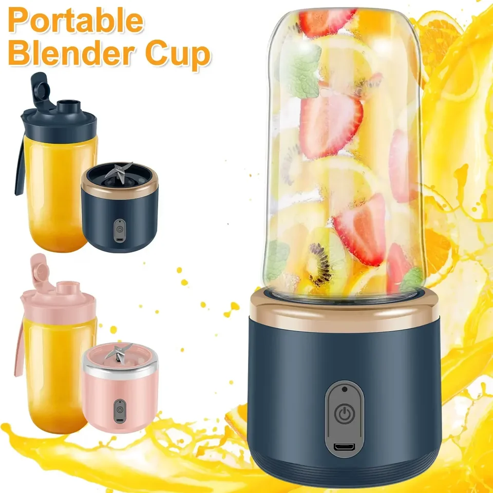 Bezdrôtová mini elektrická odšťavovač multifunkčný premiešanie šťavy šálku USB nabíjateľné ovocie automatické smoothie mixér