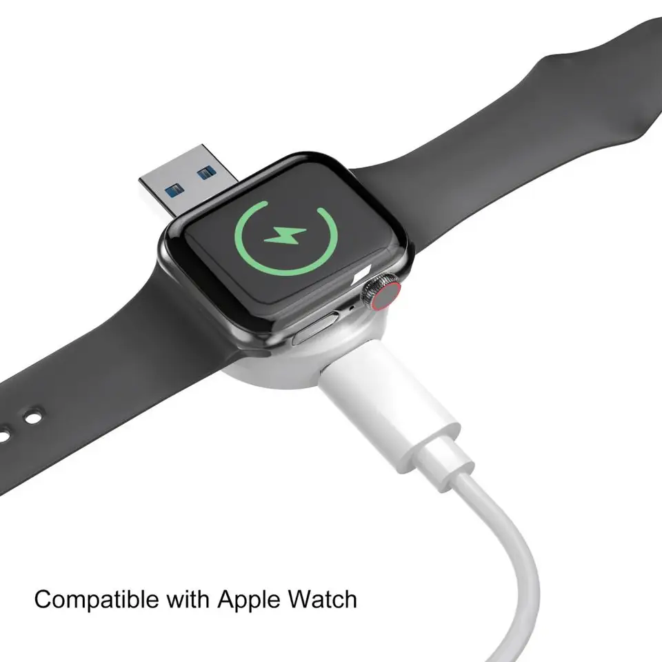 Bezdrôtová nabíjačka nabíjačky pre Apple Watch Watch USB Type-C Rýchle nabíjanie Dock Station Dual Interfaces nabíjacie základne
