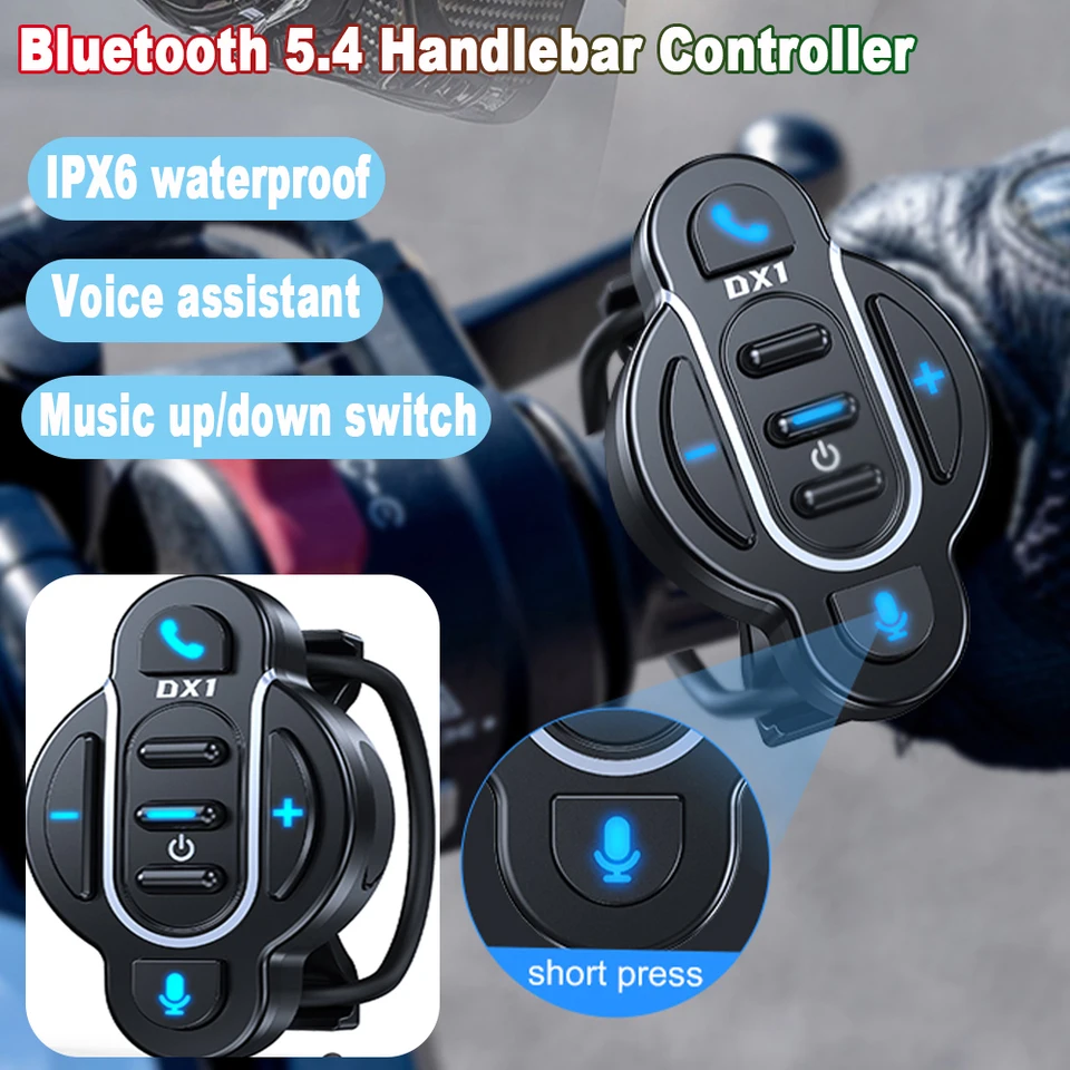 Bezdrôtové Bluetooth Diaľkové ovládanie hudobného prehrávača vodotesné médiá Multimédiá pre súpravu automobilov s hlasom