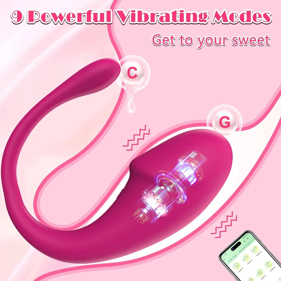 Bezdrôtové bluetooth dildo g spotového vibrátora Nositeľné ovládanie aplikácie Vibračné vajcia klitoris ženské nohavičky Masager sexuálne hračky pre ženy