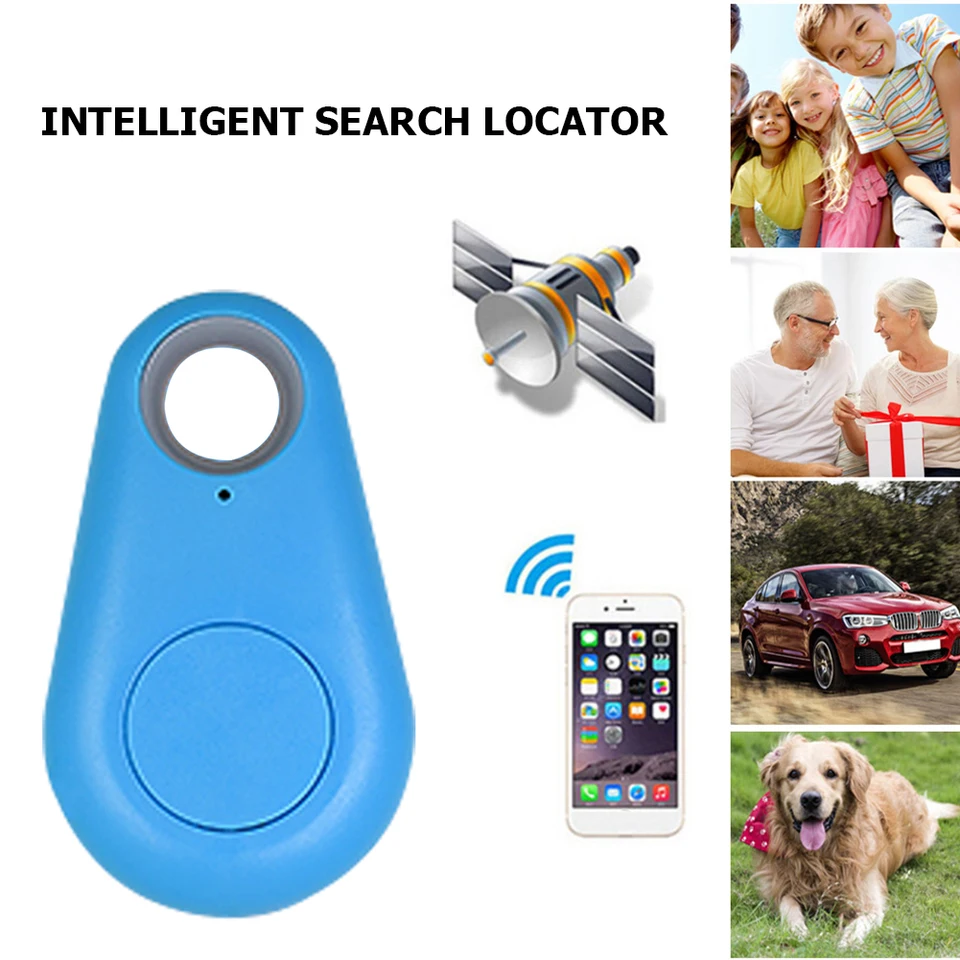 Bezdrôtové Bluetooth Smart GPS Tracker Anti-Lost Alarm Tag Key Finder Locator