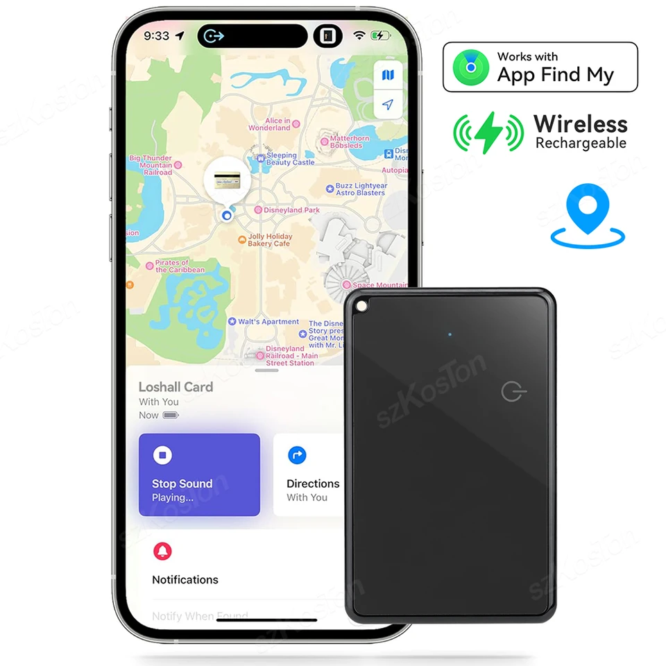 Bezdrôtové nabíjanie GPS Locator Pracuje s Apple Find My App Položka Vodotesné lokalizačné sledovanie zariadenia pre pasú