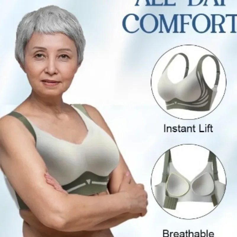 Bezdrôtové push-up super zhromažďovať podprsenku Ženy späť SHORKOVANIE Soft Soft Suppor