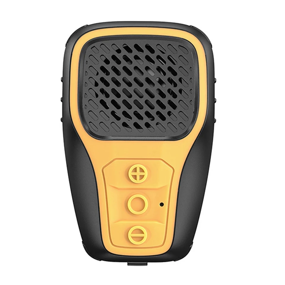 Bezdrôtové reproduktor Bluetooth Nositeľné mini magnetické sacie prenosné prenosné IPX67 nepremokavé stereofónne stĺpec subwoofer čierny+žltý