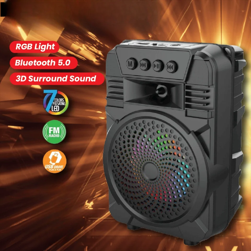 Bezdrôtové reproduktory subwooferov bezdrôtového stĺpca Stereo Bluetooth Reproduktory Subwoofer s subwoofermi Microfone Horn Subwoofer TF USB