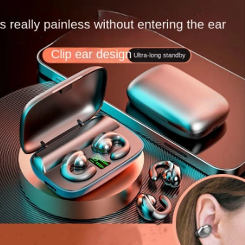 Bezdrôtové slúchadlá na uši Suilfony Kostné vedenie Bluetooth 5.3 Slúchadlá Sports TWS Headset pre Nokia C22 Infinix Note 12 G96 X670