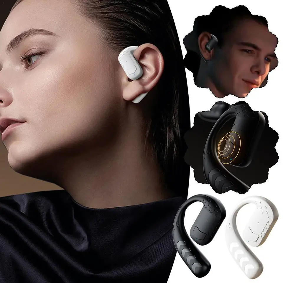 Bezdrôtové slúchadlá Single Bluetooth Slúchadlá headset hifi stereo nad uši púčik, ktorý potláčal mikrofóny a slúchadlá