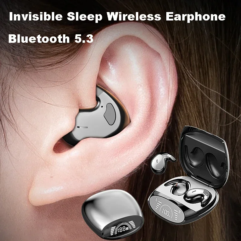 Bezdrôtové športové slúchadlá Bluetooth Highend Tws Dual Ear Sleep Sleep v uchu MD538 Mini bezbolestný bezbolestný hluk Zločenie tenkých slúchadiel