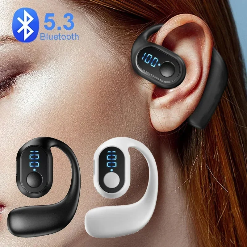 Bezdrôtový Bluetooth 5.4 Digitálny displej pre slúchadlá Single Earobud Ultra dlhá pohotovostná firma slúchadlá