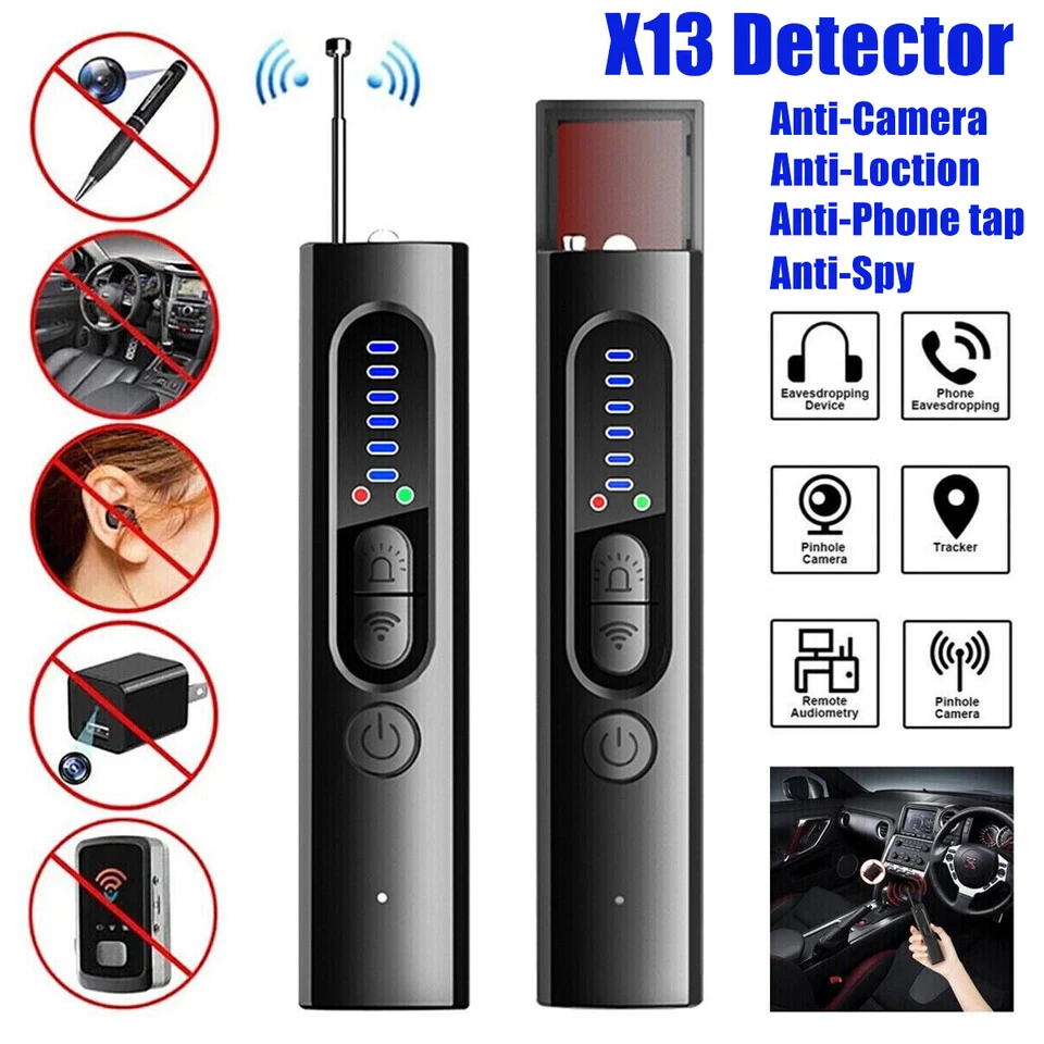 Bezdrôtový detektor signálu RF Signal Anti Spy Cander Camera Detector Detector Magnetic GPS Locator Tracker Skener Finder