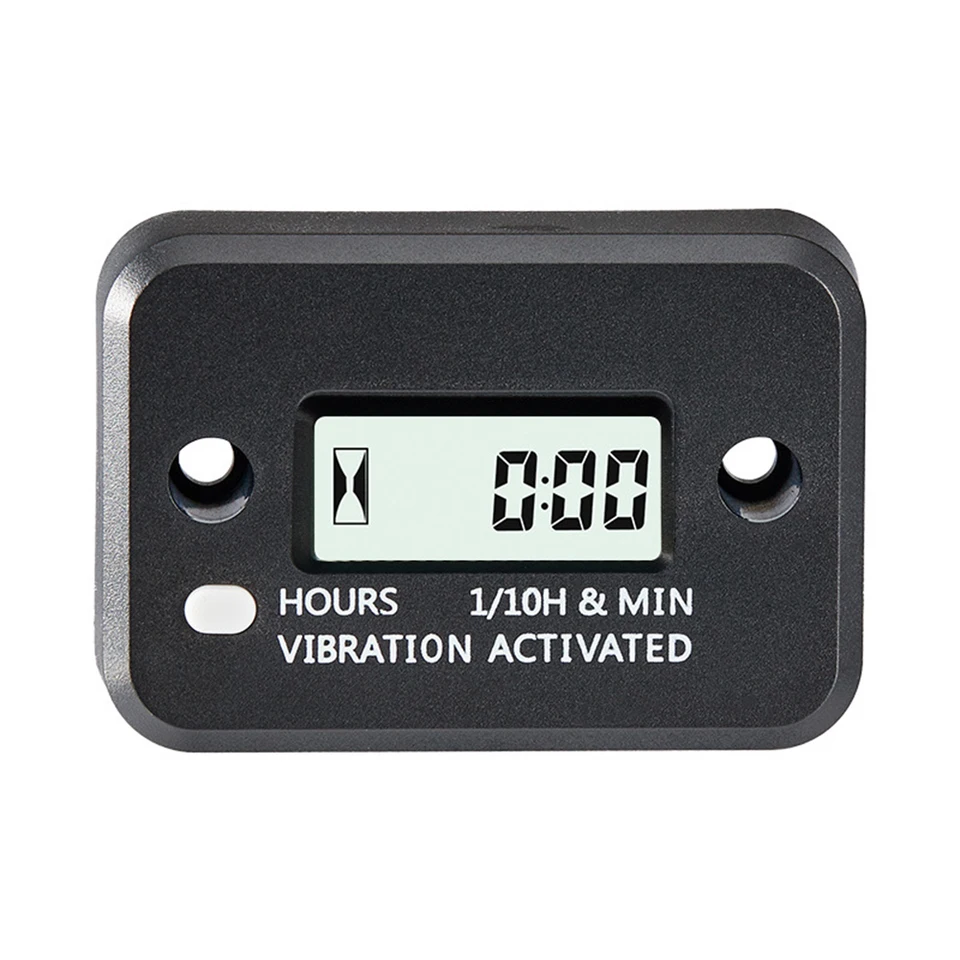 Bezdrôtový resetovací LCD displej Digitálne vibrácie Tachometer vodotesný pre vibračné zariadenie na motocykli ATV Loď námorník