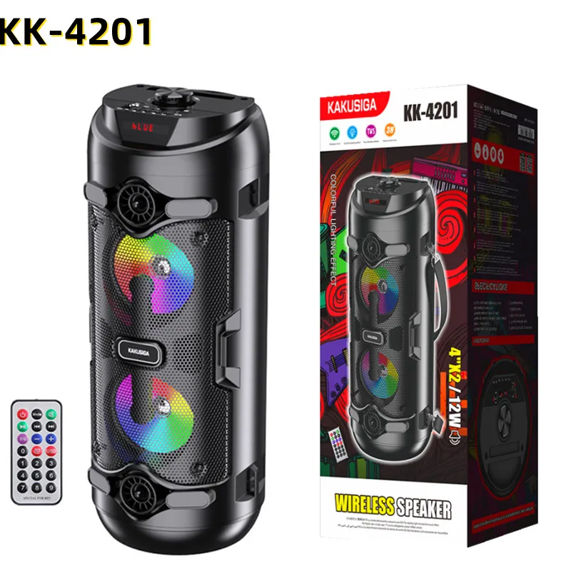Bezdrôtový stĺpec Big Power Stereo Prenosný reproduktor Bluetooth Subwoofer Bass Party Reproduktory s mikrofónnou rodinou karaoke USB
