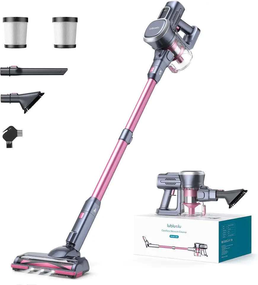 Bezdrôtový vysávač, 25000pa bezdrôtového vysávača s 235 W bez kefiek, 50 min.