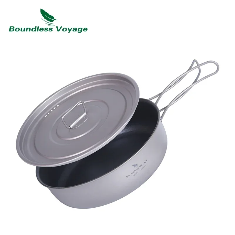 Bezhraničná plavba Titánový panvicový panvicu Nonstick panvice na plech