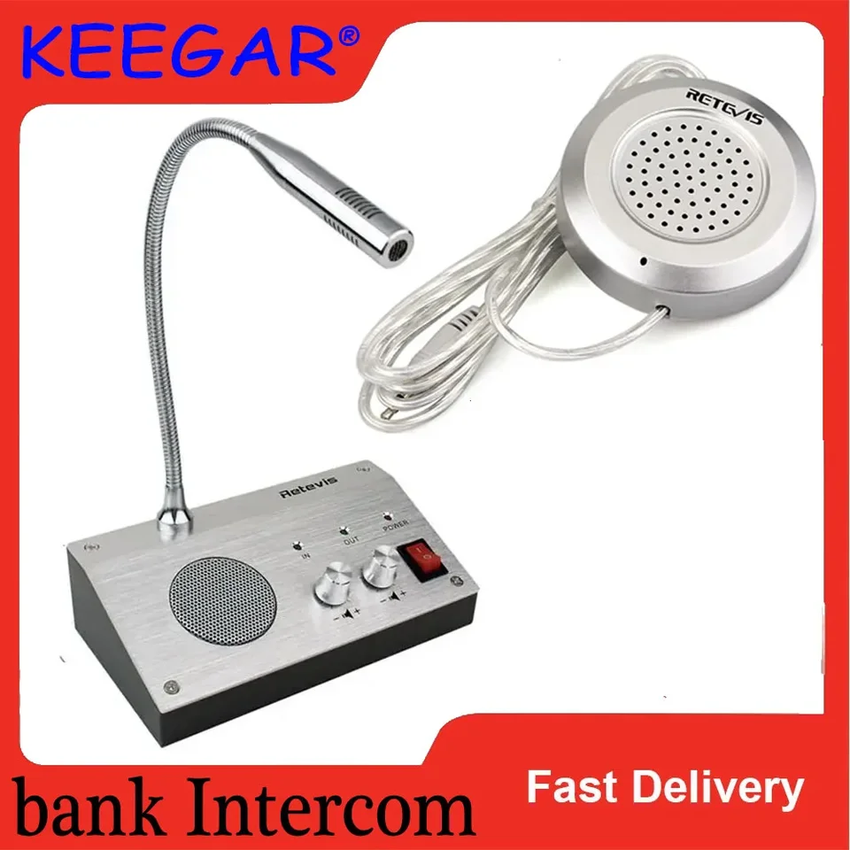 Bezpečnostná anglická verzia Dual-Way Intercom System Bank Counter Office Office Hospital Dual-Way Talk Talk
