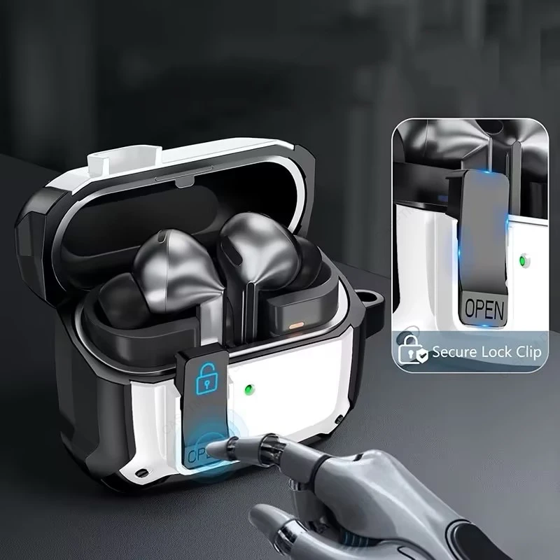 Bezpečnostný zámok pre Samsung Buds 3 Pro Buds3 Pro Case Shock odolný voči nárazu uhlíkových vlákien slúchadlá pre Samsung Buzz 3 Pro