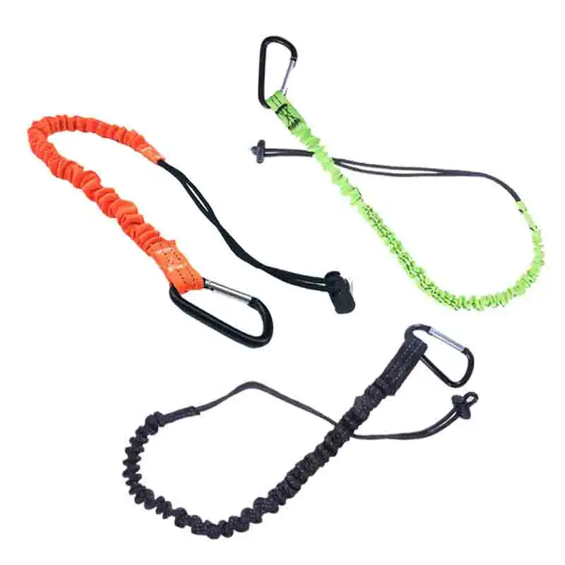 Bezpečnosť Bungee Tether nástroj Lanyard s karabínovým horolezectvom Pracovné anti-falling bezpečnostné lano letecké letecké letecké práce lezenie príslušenstvo