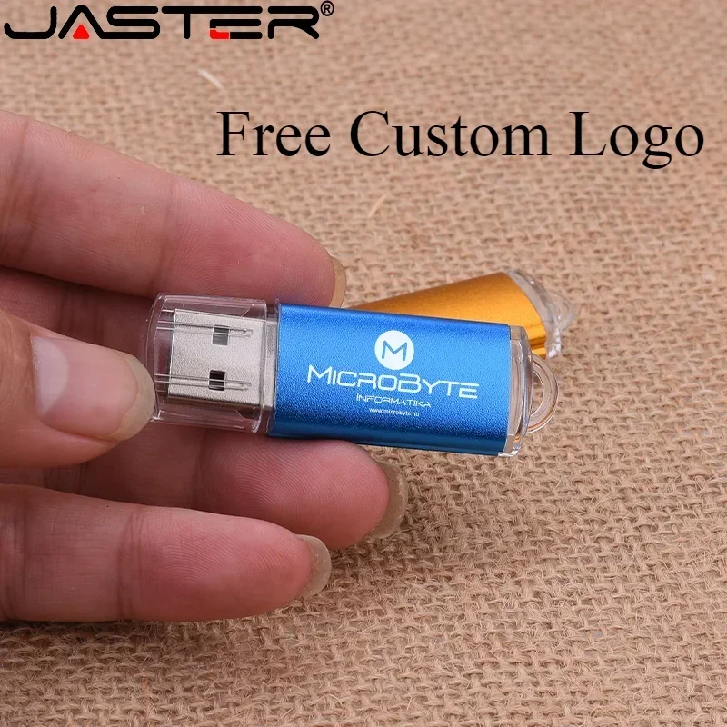 Bezplatné vlastné logo USB Flash Drive 128 GB Business Gift Memory Stick 64 GB Creative Gire Darček Pendrive 32 GB Plastová USB Stick 16 GB 8 GB