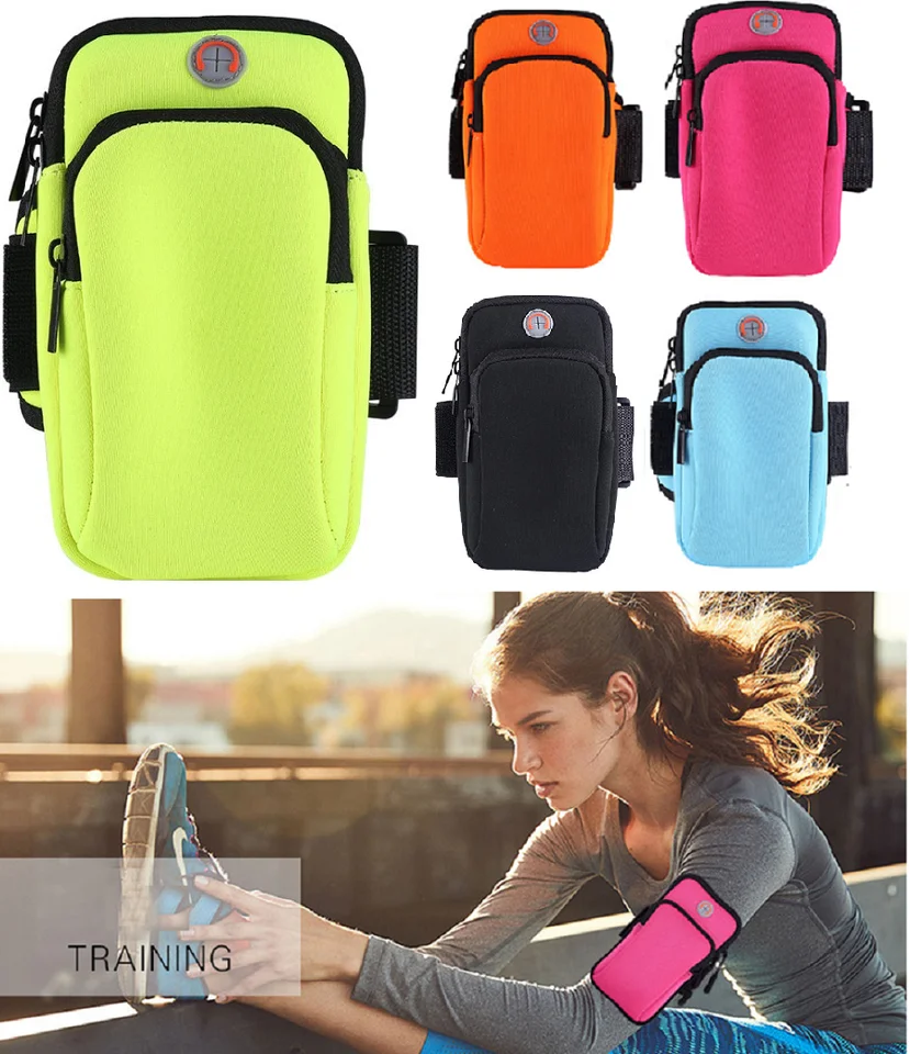 Bežná rukavica Držiteľ telefónu Módna univerzálna taška na telefón Outdoor Jogging Fitness Gym Arm Band pre iPhone Samsung Huawei