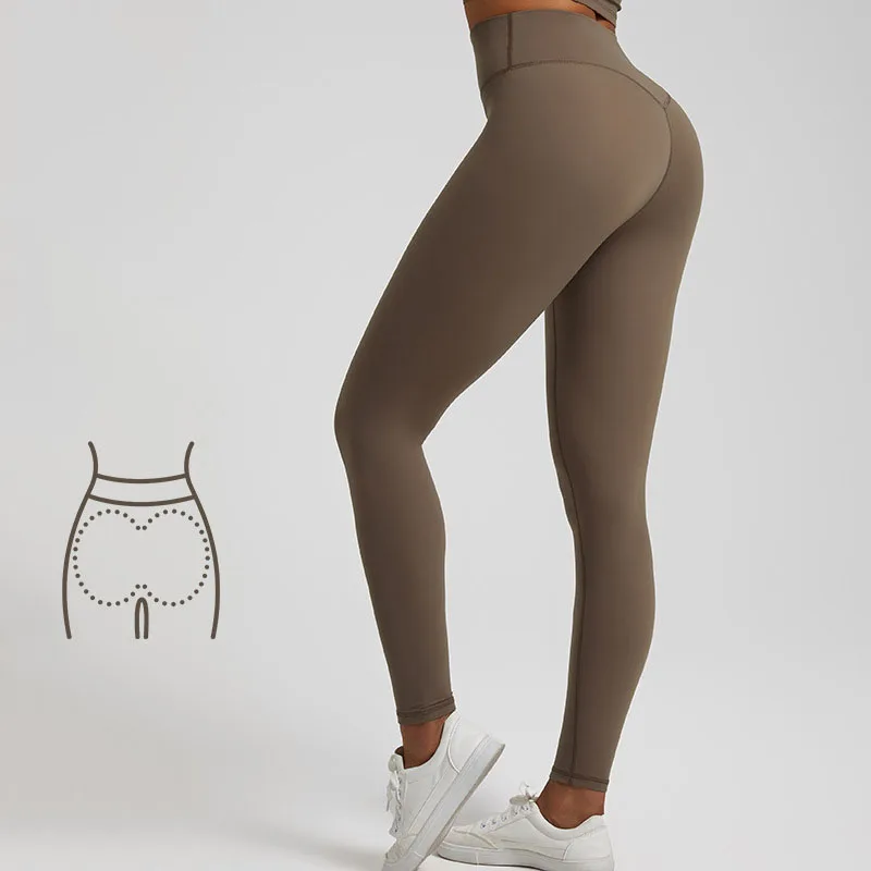 Bežné jogové legíny Vysoké pásové pančucháče Ženy Push Up Sports Leggings Train Jogging Pants Nylon Yoga Clothing