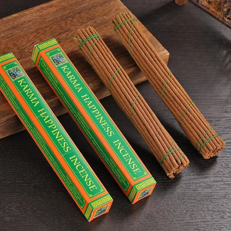 Bhutánske šťastie tibetské kadidlo ručne vyrábané kadidlo Stick/bohoslužba Budha/meditácia/odstránenie zápachu aromaterapia Joss Stick