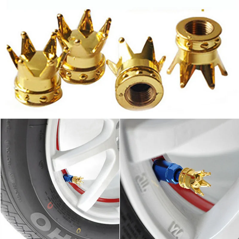Bicycle Dice Valve Cap Ozduku pneumatiky Crea Creative Crown Styling G1067
