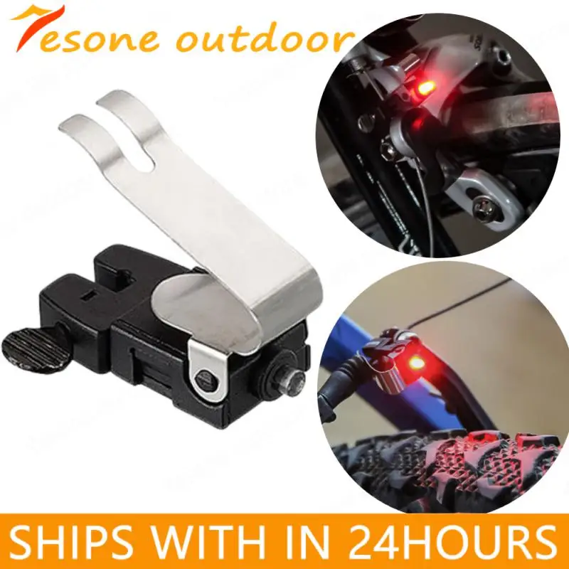 Bicykel bŕzd mini prepínač svetla vodotesný cyklistický bicykel Light Mount Zadný bicykel bezpečné výstražné svetlo LED brzdové lampy príslušenstvo