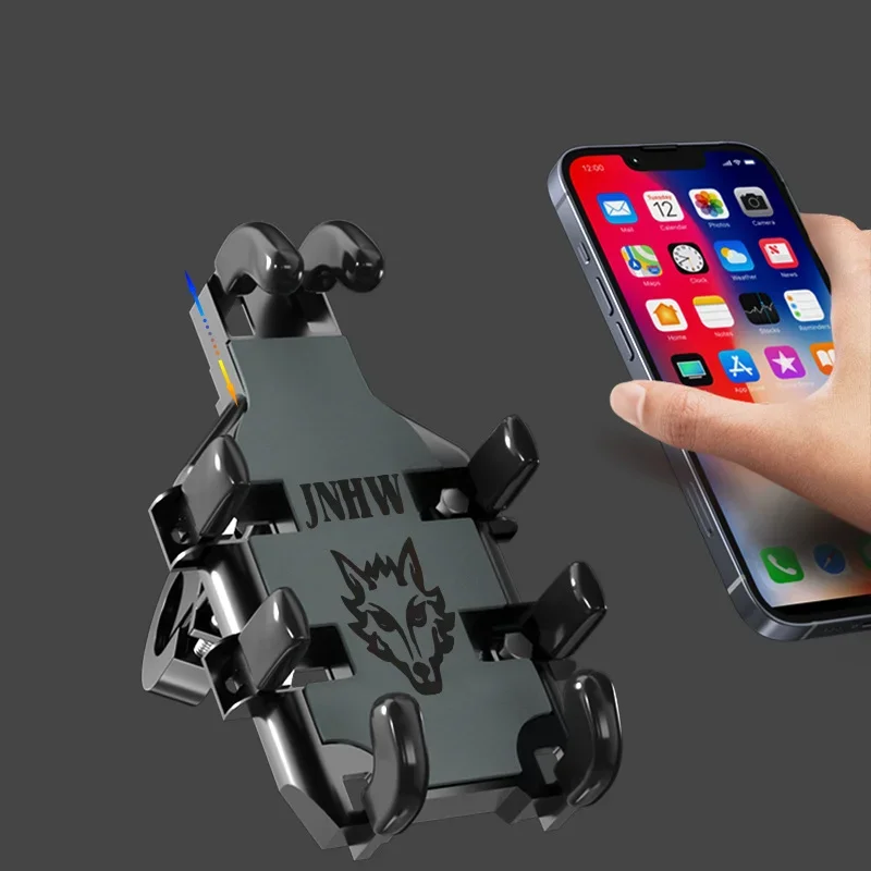 Bicykel e-bicykel držiak na mobilný telefón Univerzálne vylepšené osem pazúrov držiaka mobilných telefónov pre ATV motocyklového skútra