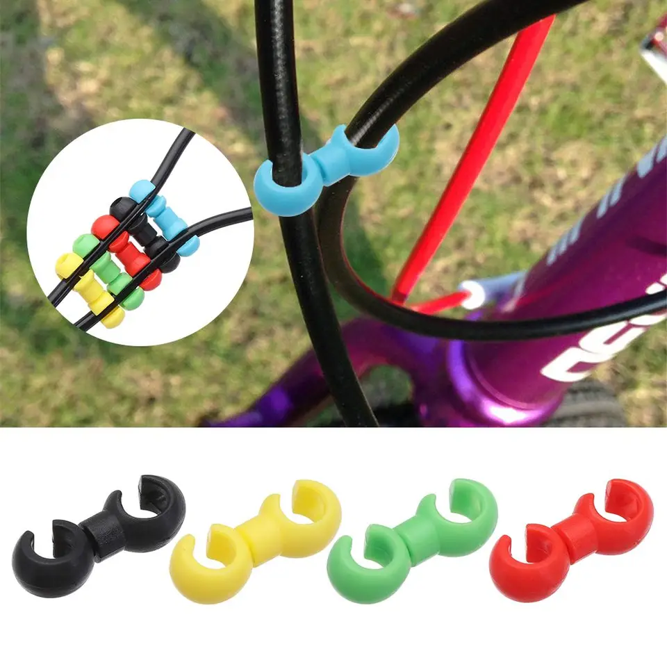 Bicykel MTB brzdový kábel S Styl Clips Spipl Hose Hose Bicykel Krížová čiara klipka trubica C Struka Brzdová hadica s pracka