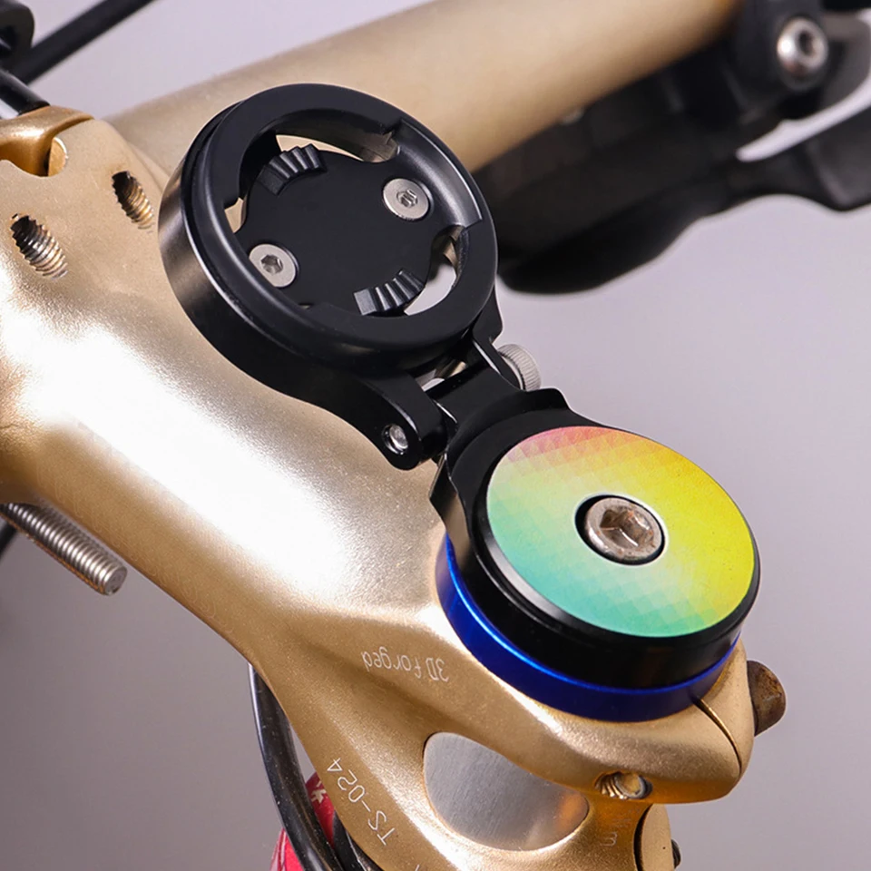Bicykel počítačový kmeň držiak na bicykel Computer Mount Stopwatch Stopometer Stop pre Polar for Garmin Bryton Cateye