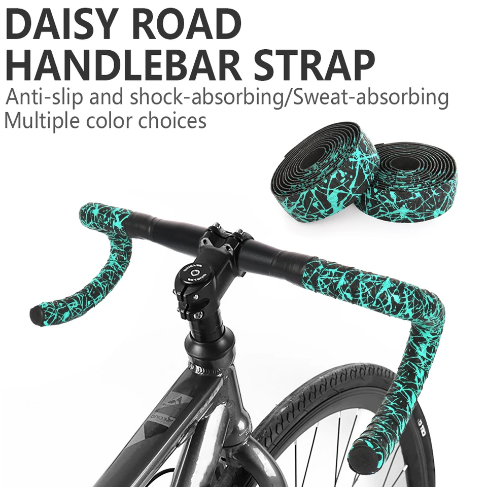 Bicykel riadidlá PU Eva Anti-Slip MTB Road Bike Hadnle Bar Absorpt Absorpcia potu Absorpovanie potápania na riadidlá