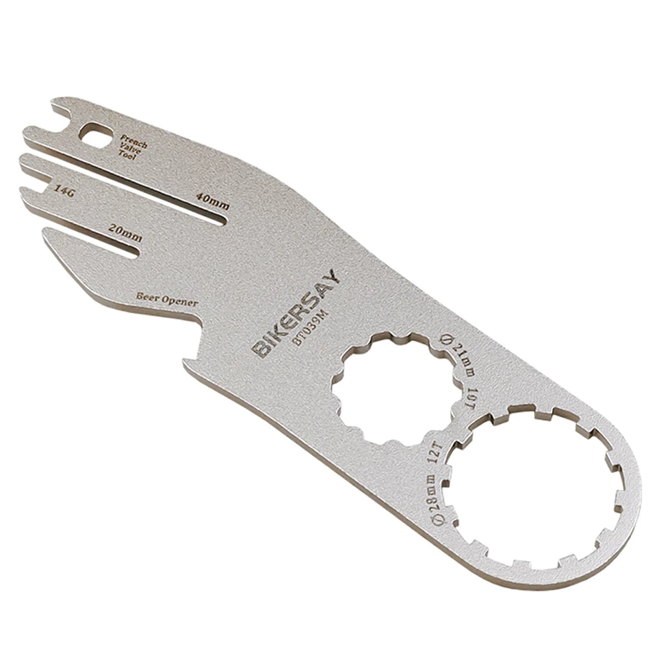 Bicykel Rotor Rotor Zarovnanie nástroja Bicycle Service Spanner z nehrdzavejúcej ocele Truing Wrench Multifunkčné cyklistické príslušenstvo