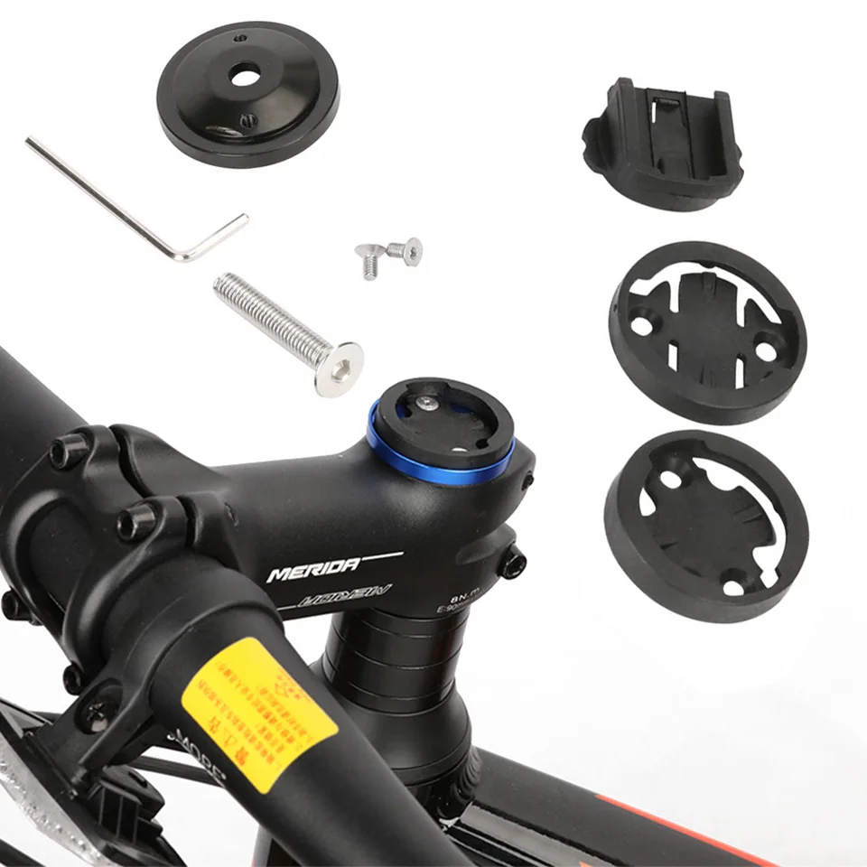Bicykel Zápätský kód sledovať rámec hliníkového zliatiny Bike Accessories Bike STEM Držiak počítača pre Garmin/Bryton/Cateye