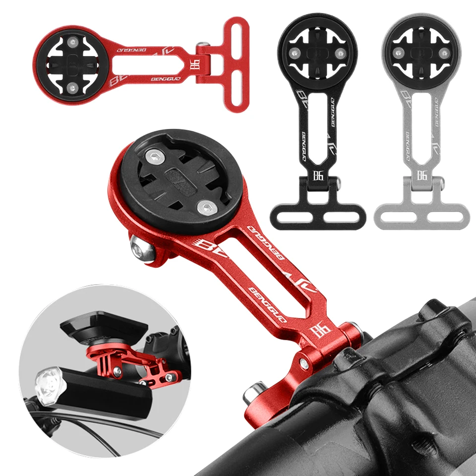 Bicykelový počítačový fotoaparát stojan MTB Bicykel Držiak na bicykel pre Garmin Bryton Wahoo Light Camera Camera Bicykel Držiteľ držiaka na predĺženie držiaka
