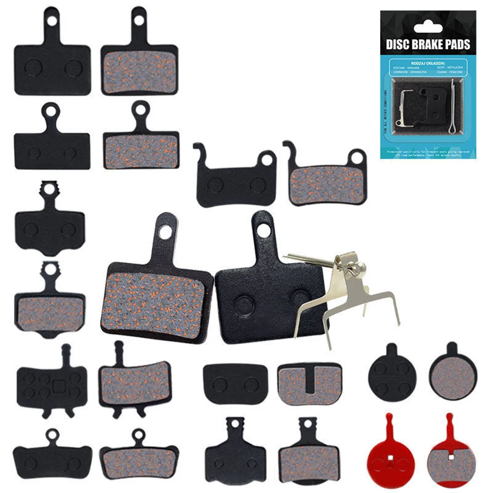 Bicyklové hydraulické brzdové vankúšiky Forshimano-Sram ECT cyklistické bicykle polo-metalické brzdové doštičky Mutil-Options Accessorie Accessorie