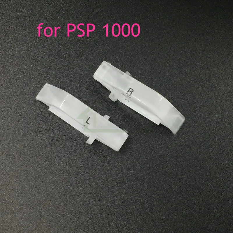 Biela farba LR Trigger Button Výmena za tlačidlo PSP1000 Game Console Shell LR pre PSP 1000